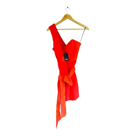 NWT Revolve NBD Jasper Mini Dress in Red Orange Size Small - Picture 2 of 6